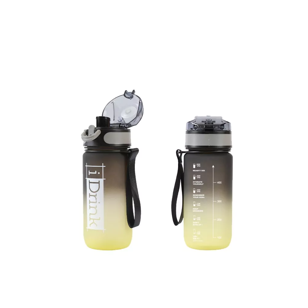 Tritan Bottle Black & Yellow 500ml