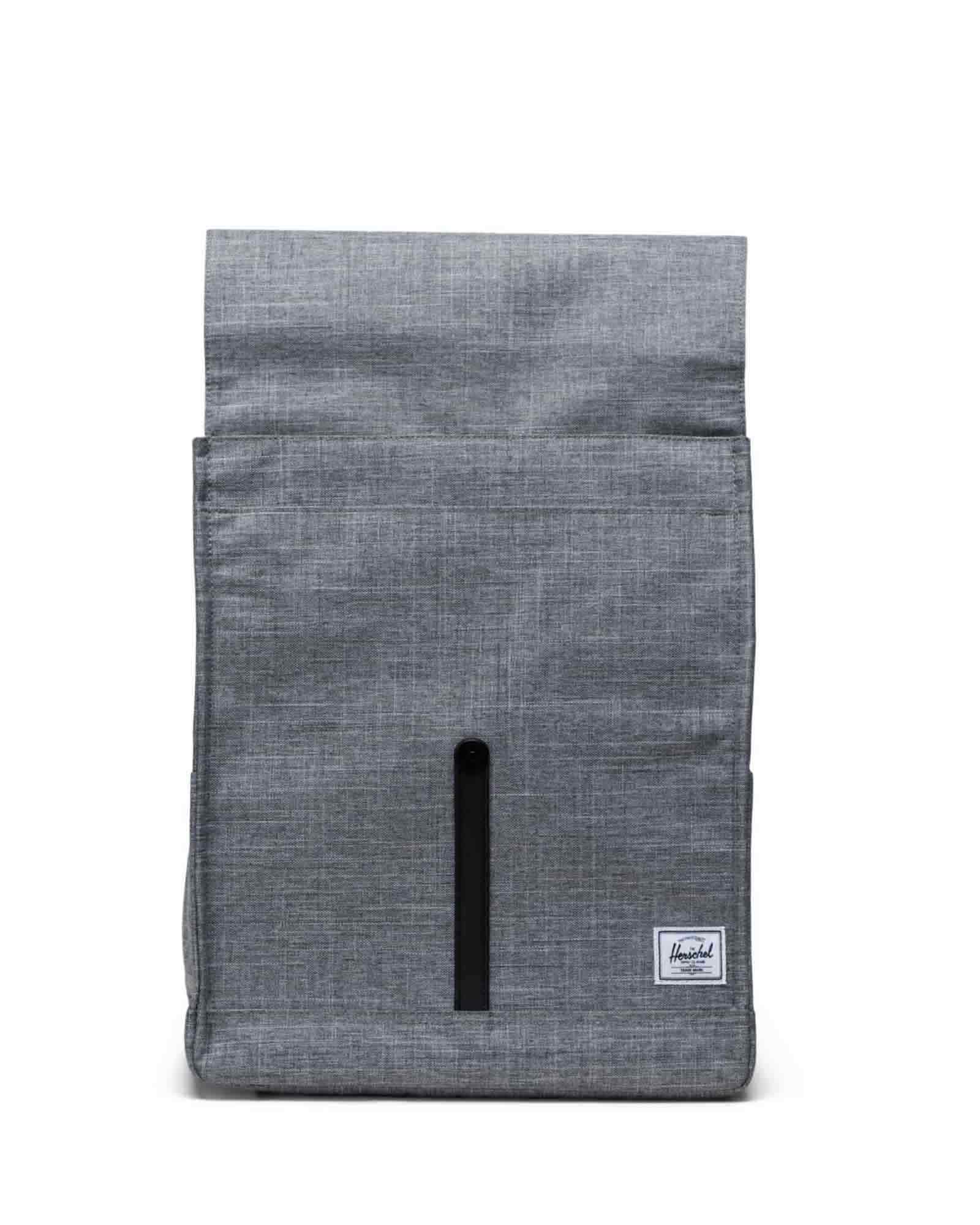 City Backpack Raven Crosshatch
