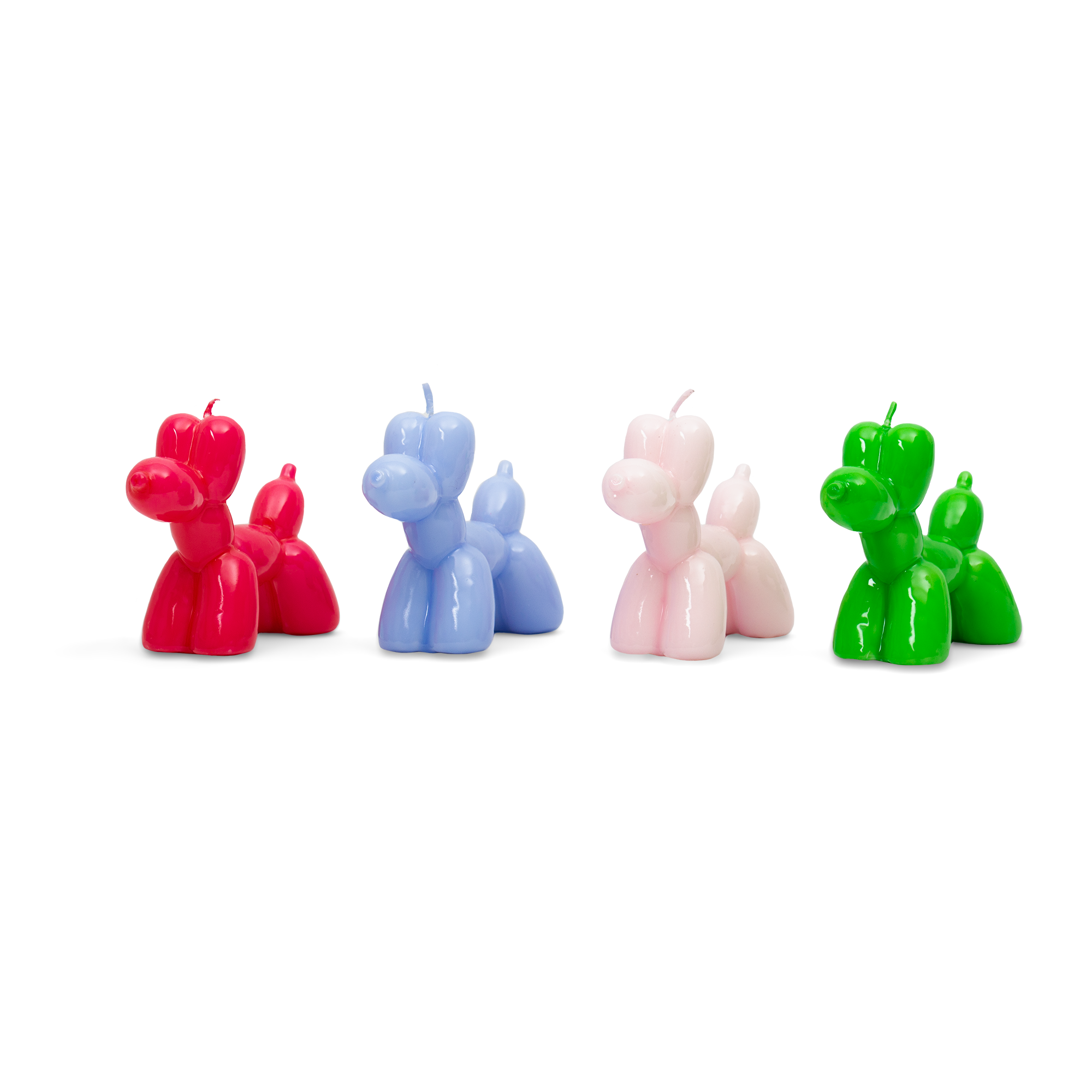 Candle "Balloon Dog" - Green