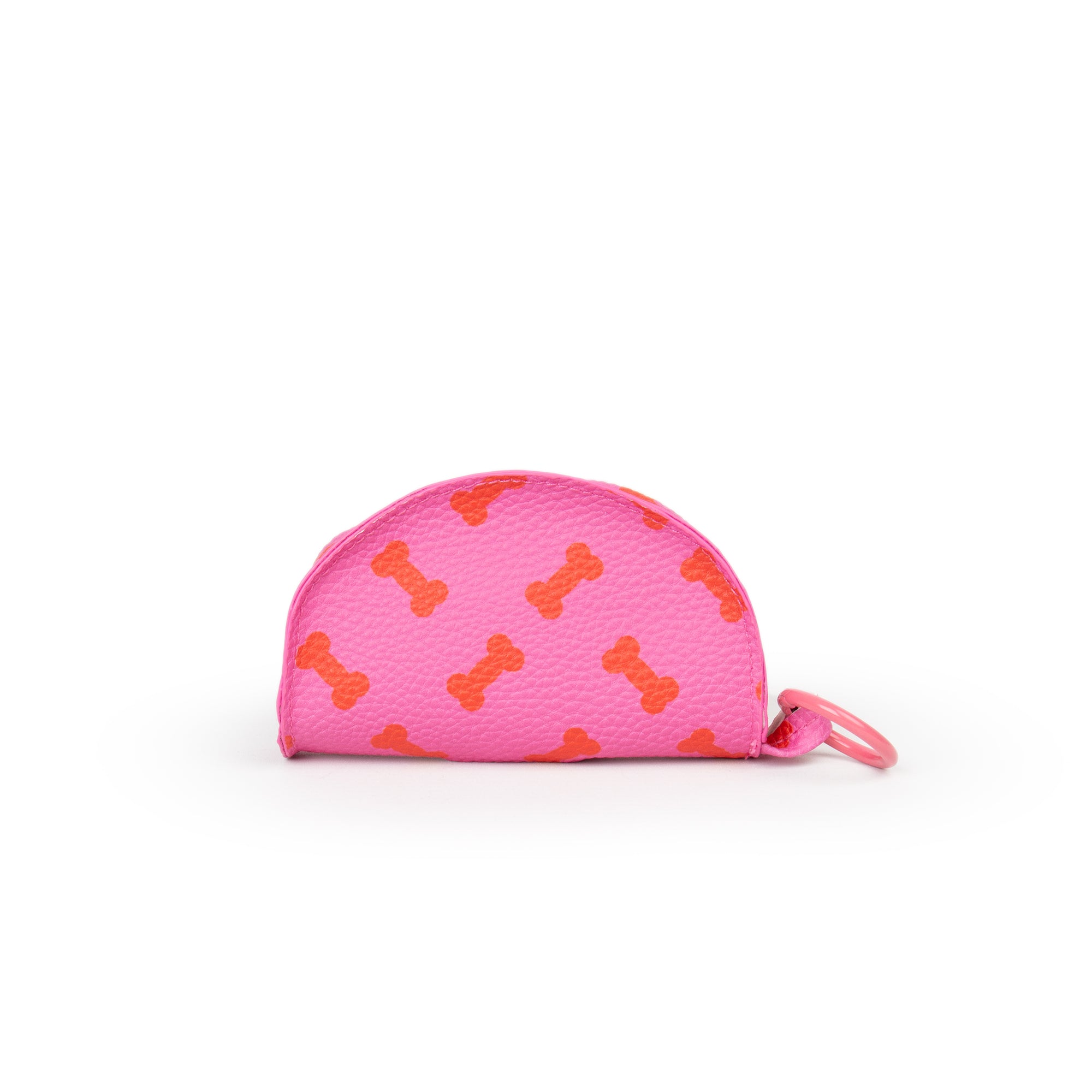 Portable Pet Bag Dispenser "Let's Go" - Pink