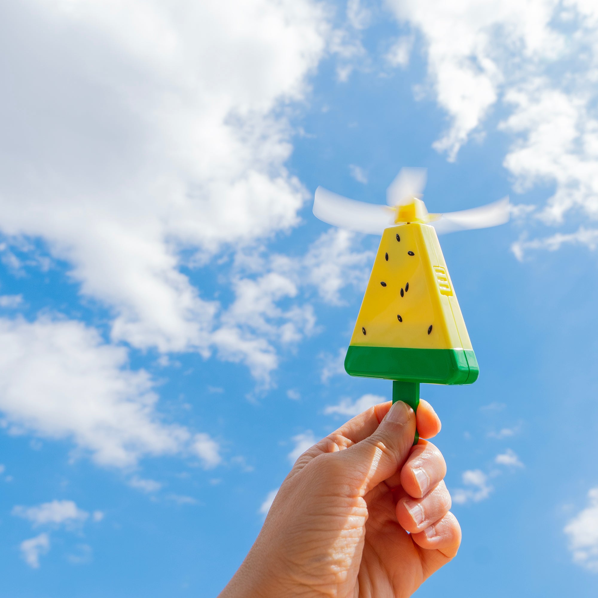 Mini Fan "Watermelon" - Yellow