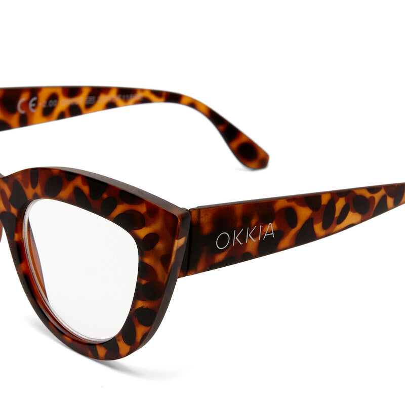 READING GLASSES CLAUDIA - TORTOISE 1.00