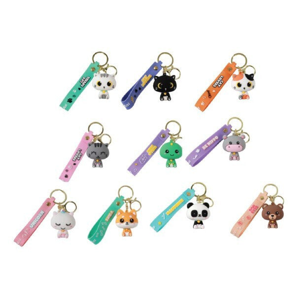 Keychain Grey Cat
