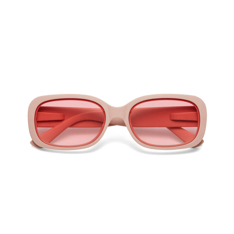 SUNGLASSES CHIARA - DUSTY PINK & PINK LENS