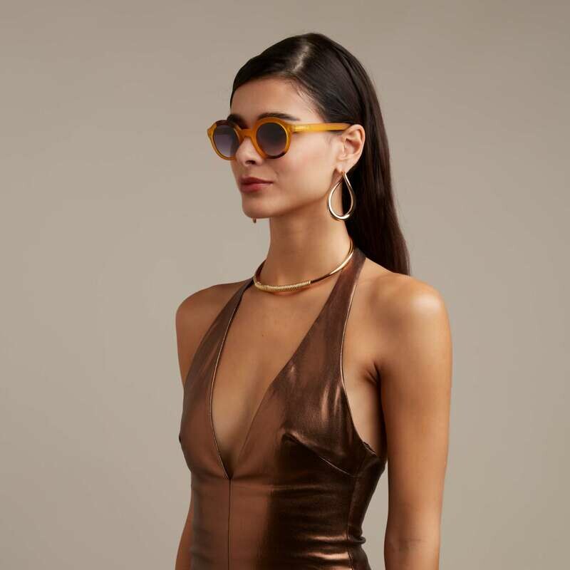 SUNGLASSES LAURO - YELLOW & HAVANA