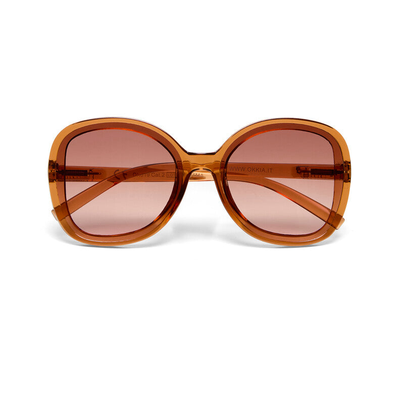 SUNGLASSES ANNA -TRANSPARENT BROWN