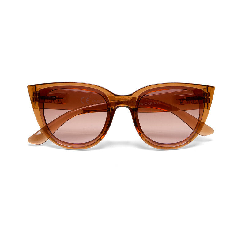 SUNGLASSES SILVIA- TRANSPARENT BROWN