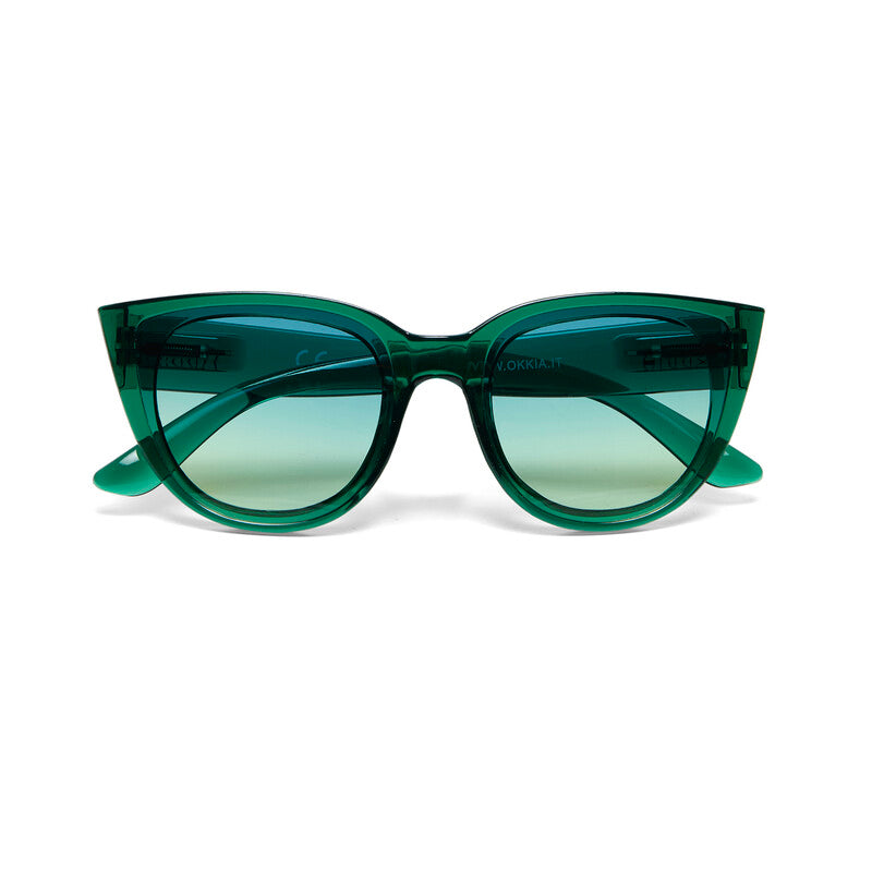 SUNGLASSES SILVIA- TRANSPARENT GREEN