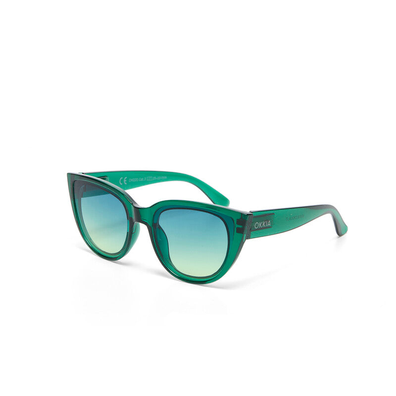 SUNGLASSES SILVIA- TRANSPARENT GREEN