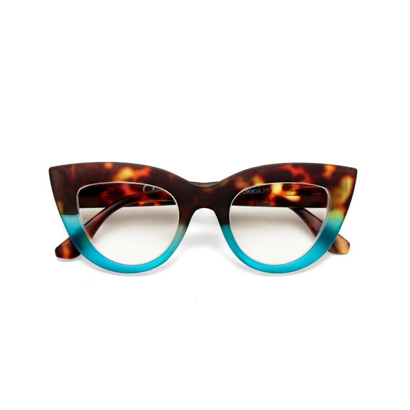 READING GLASSES CLAUDIA - HAVANA BLUE