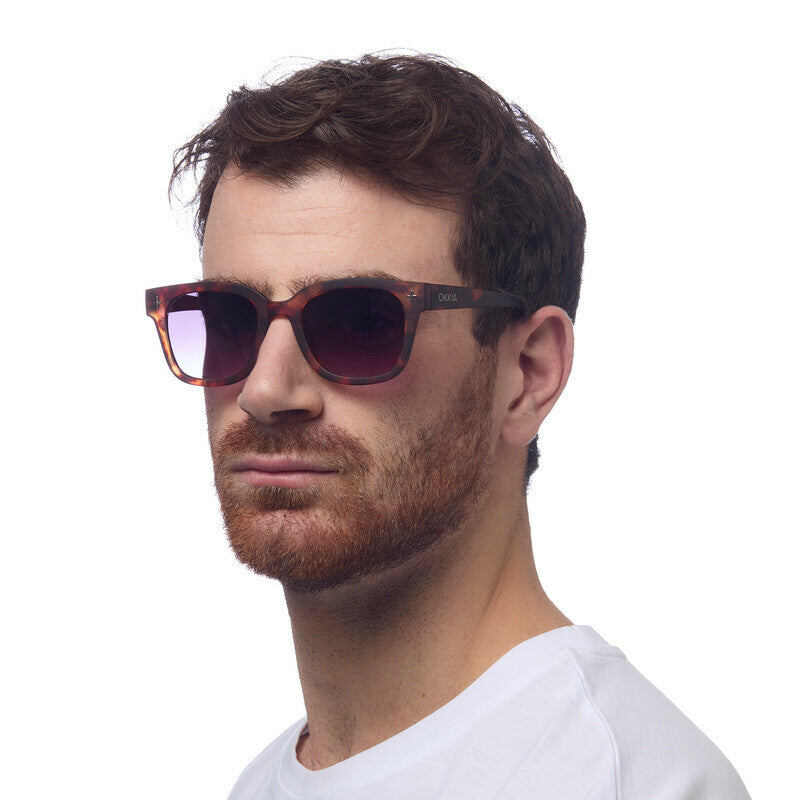 SUNGLASSES GIOVANNI- CLASSIC HAVANA & BLUE