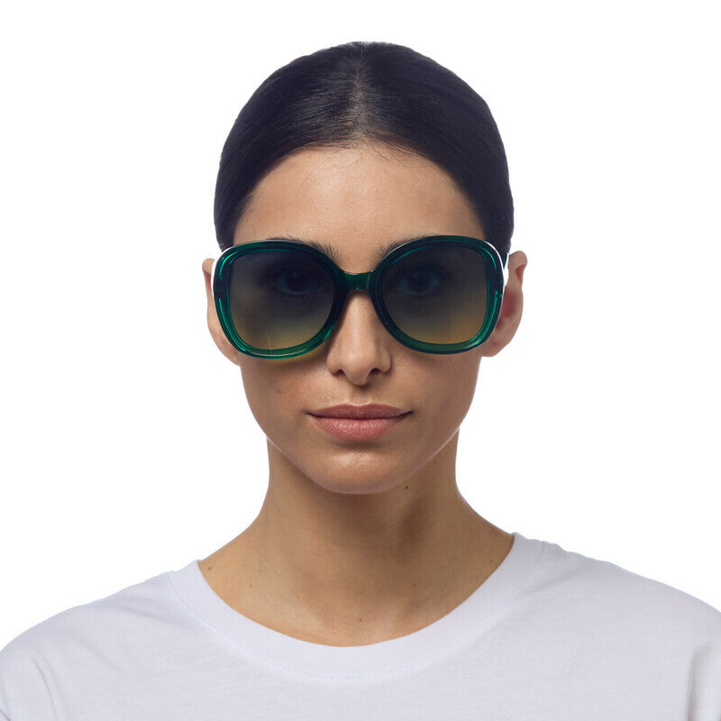 SUNGLASSES ANNA- TRANSPARENT GREEN