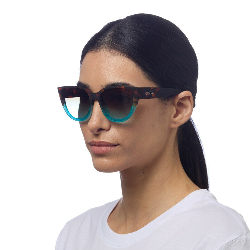 SUNGLASSES SILVIA - HAVANA BLUE