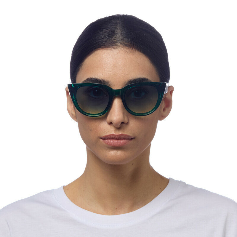 SUNGLASSES SILVIA- TRANSPARENT GREEN