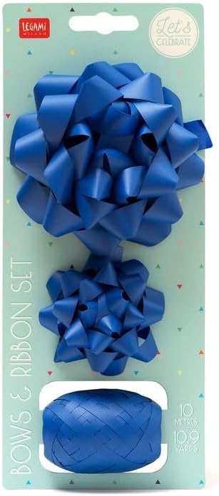SET OF TWO BOWS AND A RIBBON - BOWS & RIBBON SET - BL
