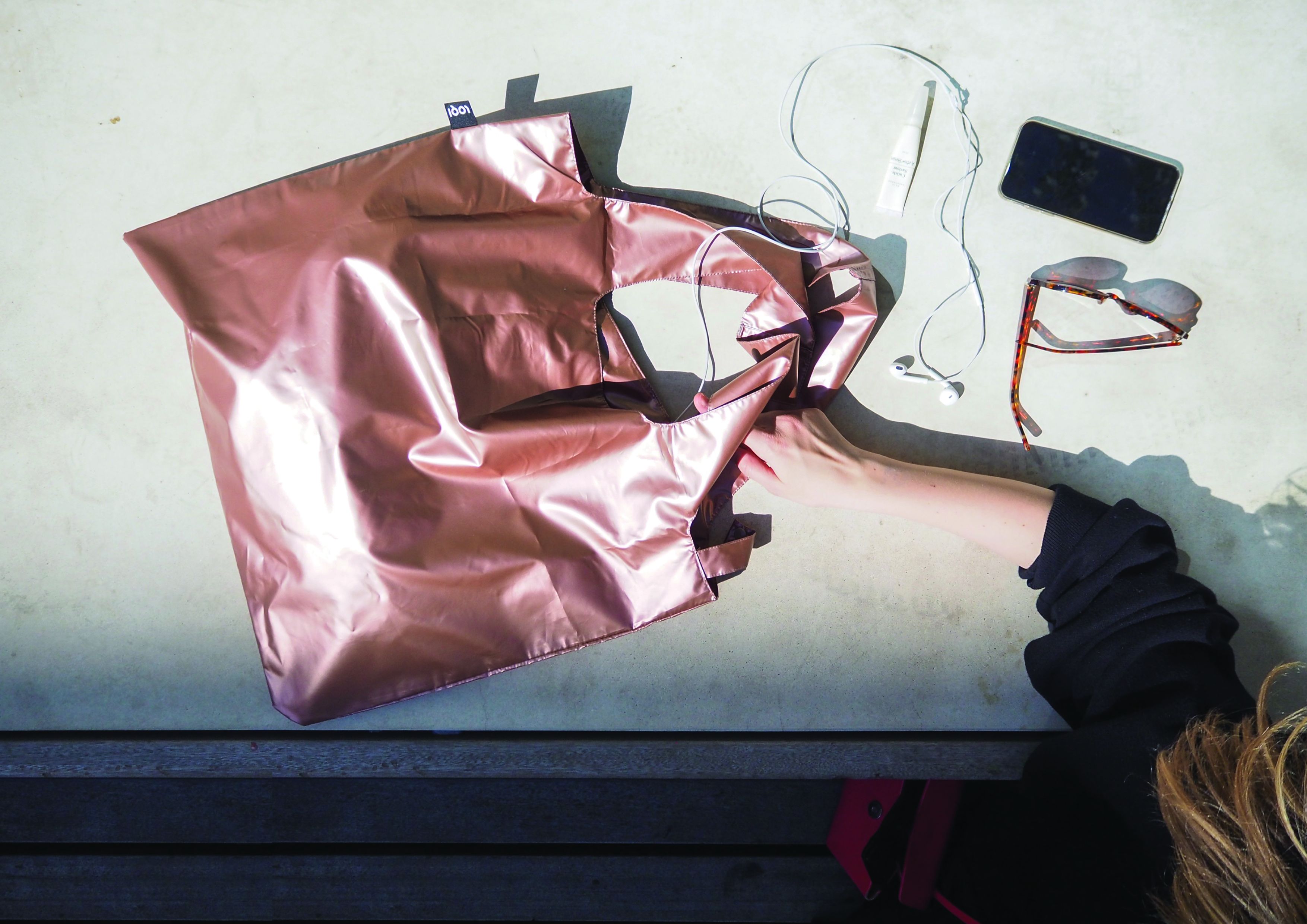Tote Bag -"Metallic Matt" - Rose Gold