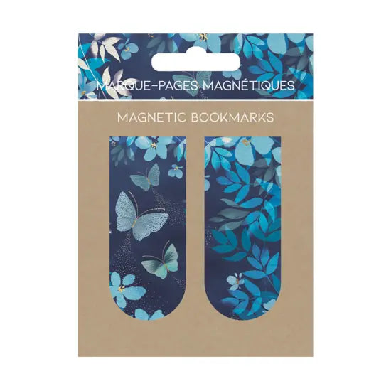 Magnetic Bookmarks - Blue Butterflies