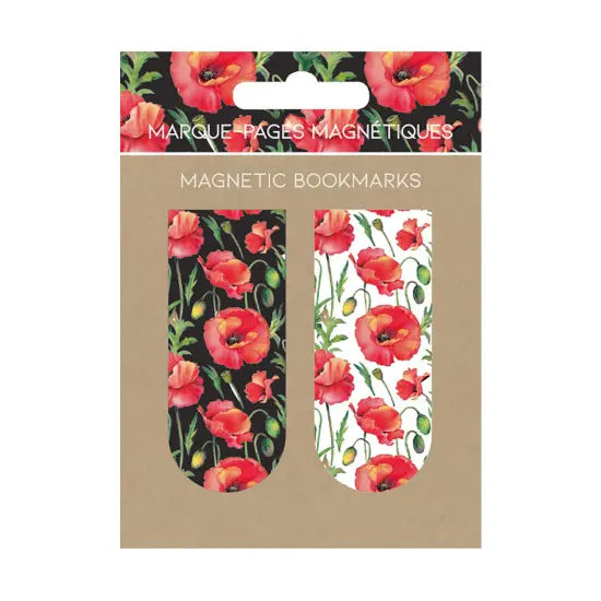 Magnetic Bookmarks - Floral Pattern