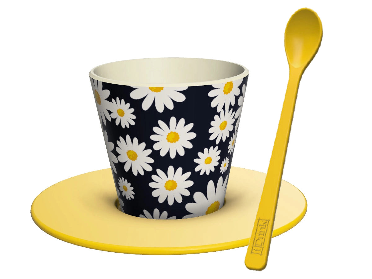 Cup, Spoon and Plate set DAISY