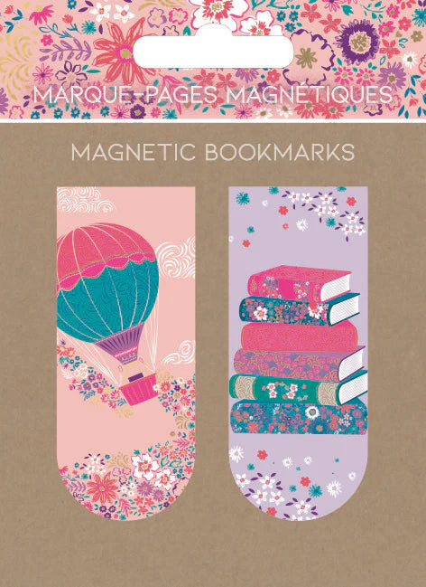 Magnetic Bookmarks - Book & Mountain