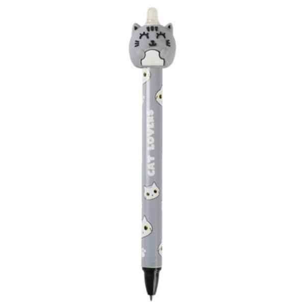 Erasable Pen 3D Gray Cat