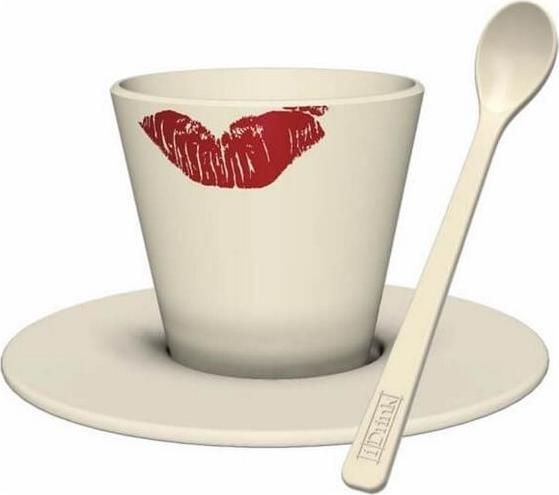 Cup, Spoon and Plate set KISS