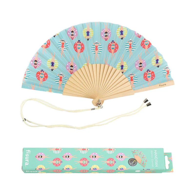 Hand Fan "Swimmers"
