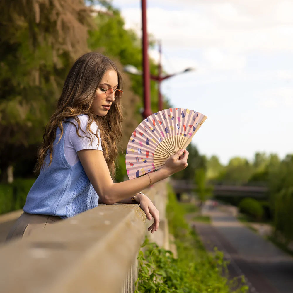 Hand Fan "Ice Creams"