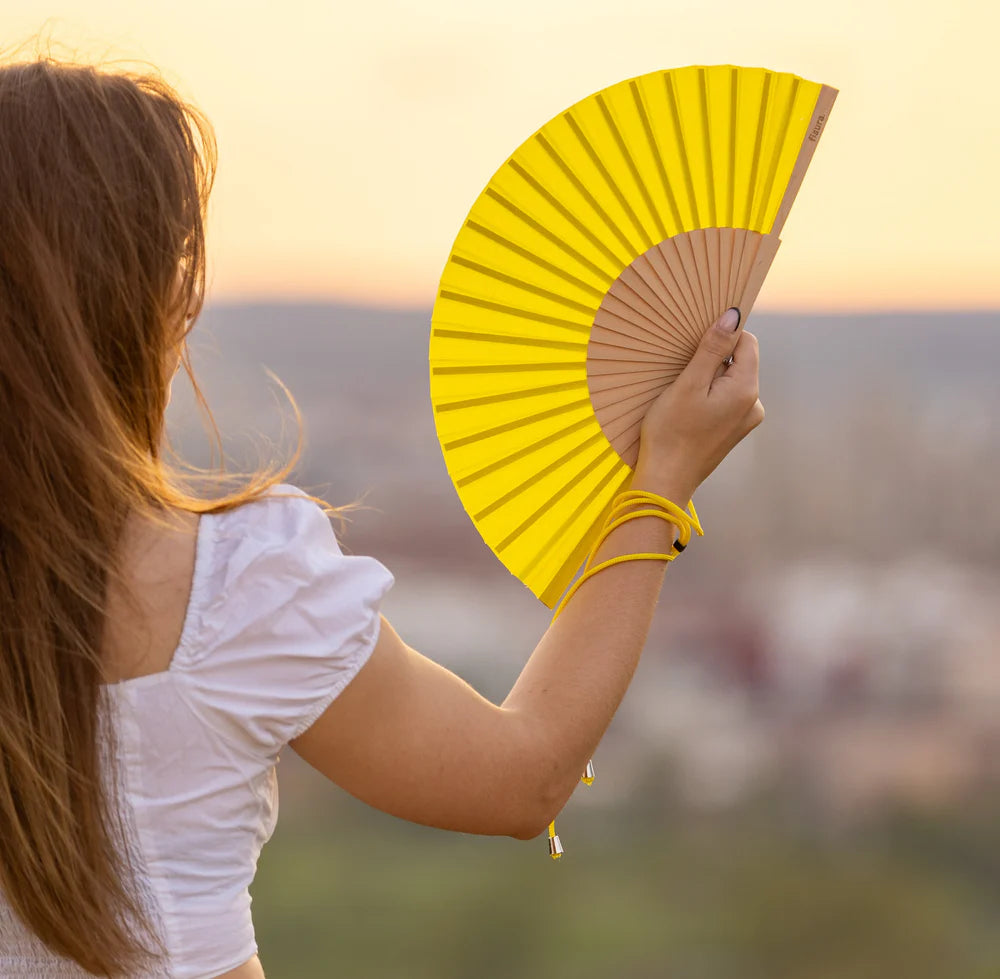 Hand Fan "Lime"