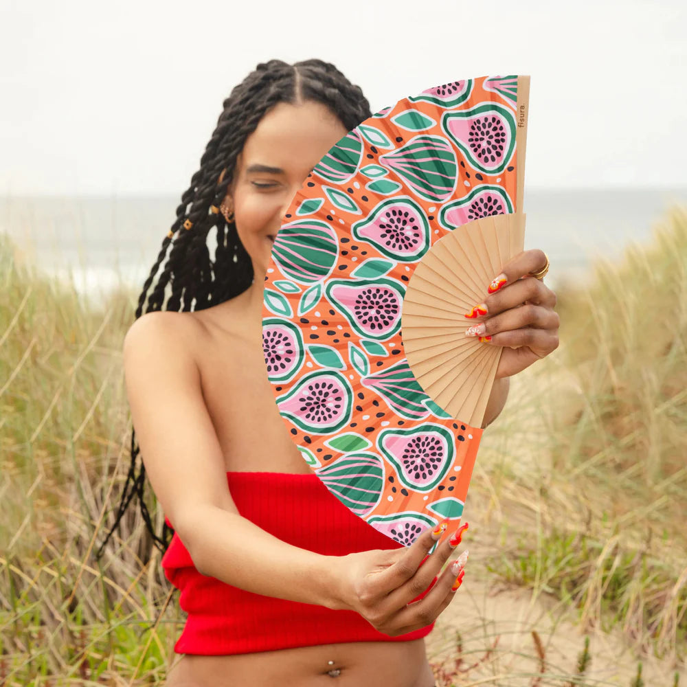 Hand Fan "Figs"