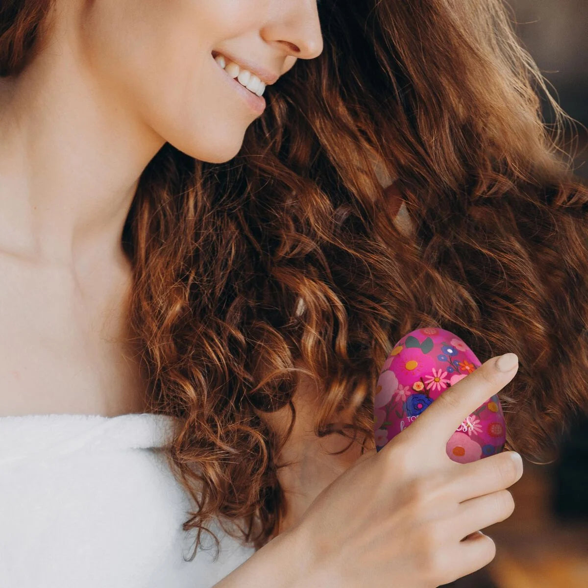 DETANGLING HAIRBRUSH - AMAZING HAIR - FLOWERS