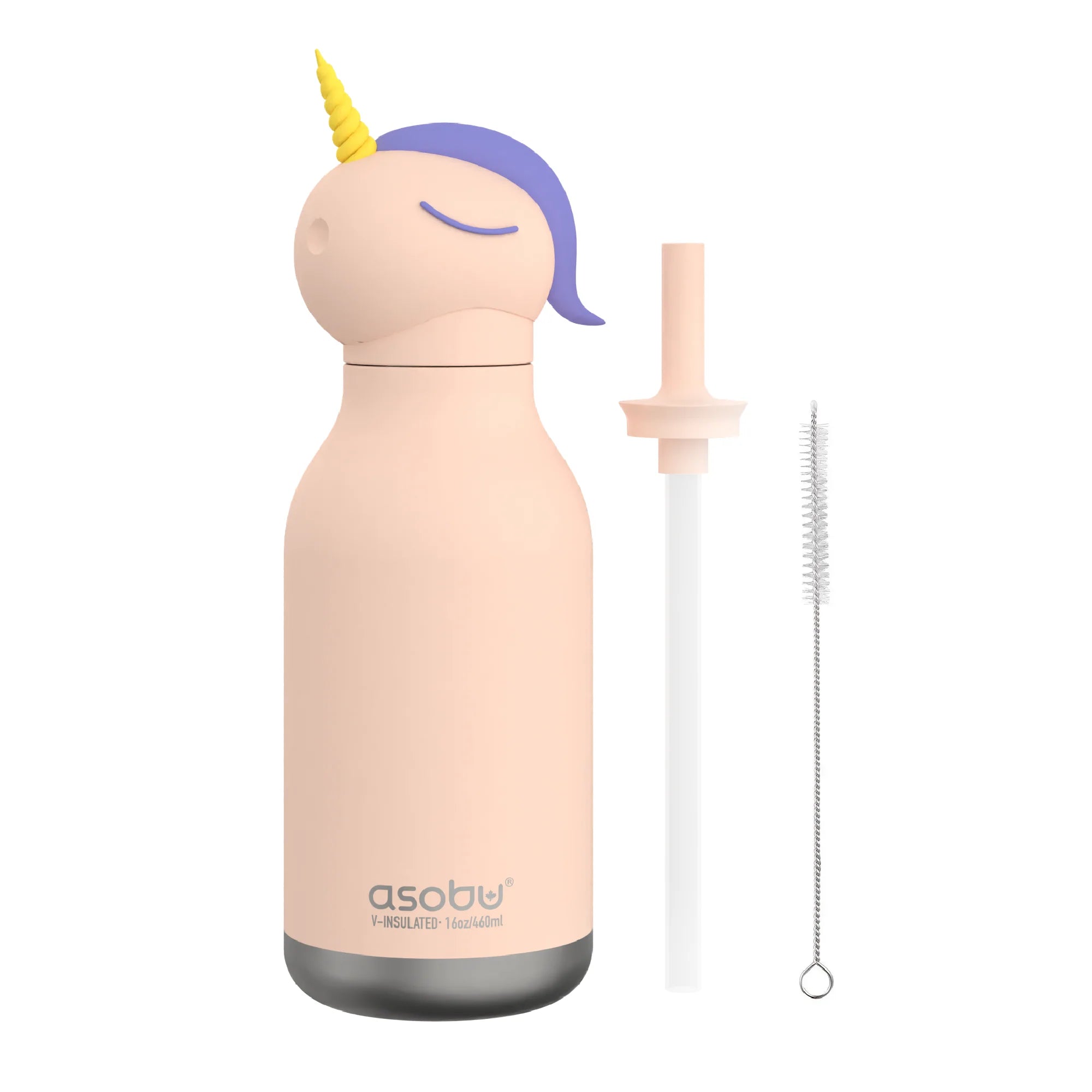 Animal Bottle - SBV44 UNICORN w/ brush