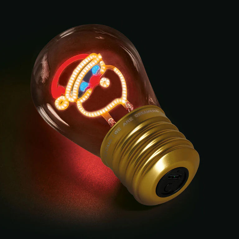 LIGHTBULB-SHAPED TABLE LAMP - BULB FICTION - SANTA CL