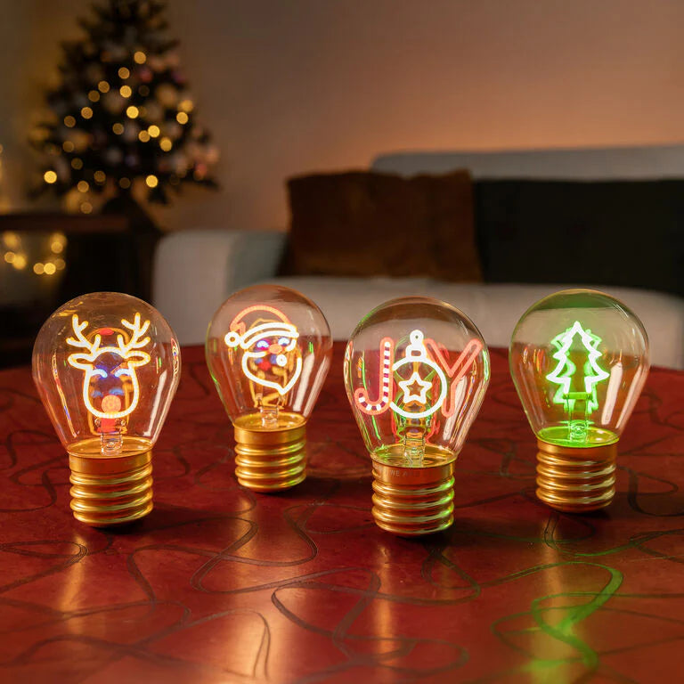 LIGHTBULB-SHAPED TABLE LAMP - BULB FICTION - REINDEER