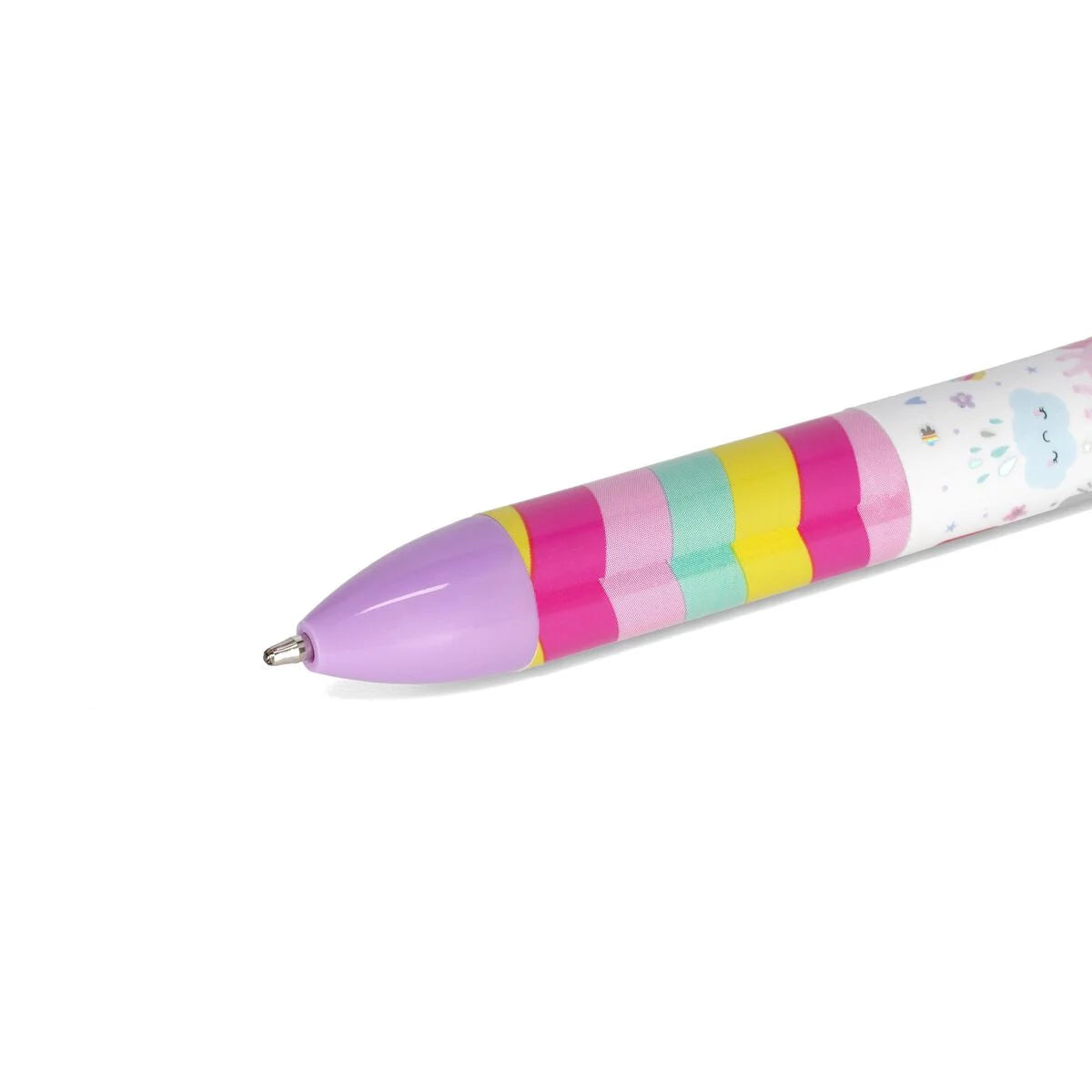 TWO COLOUR BALLPOINT PEN - CLICK&CLACK - UNICORN