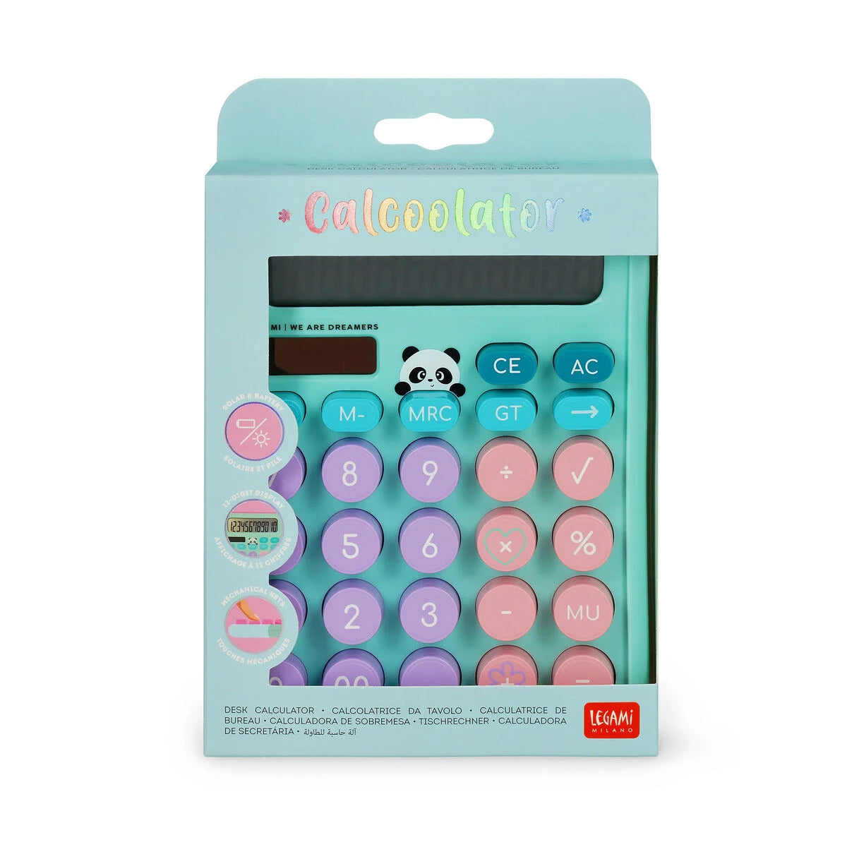DESK CALCULATOR - CALCOOLATOR - PANDA