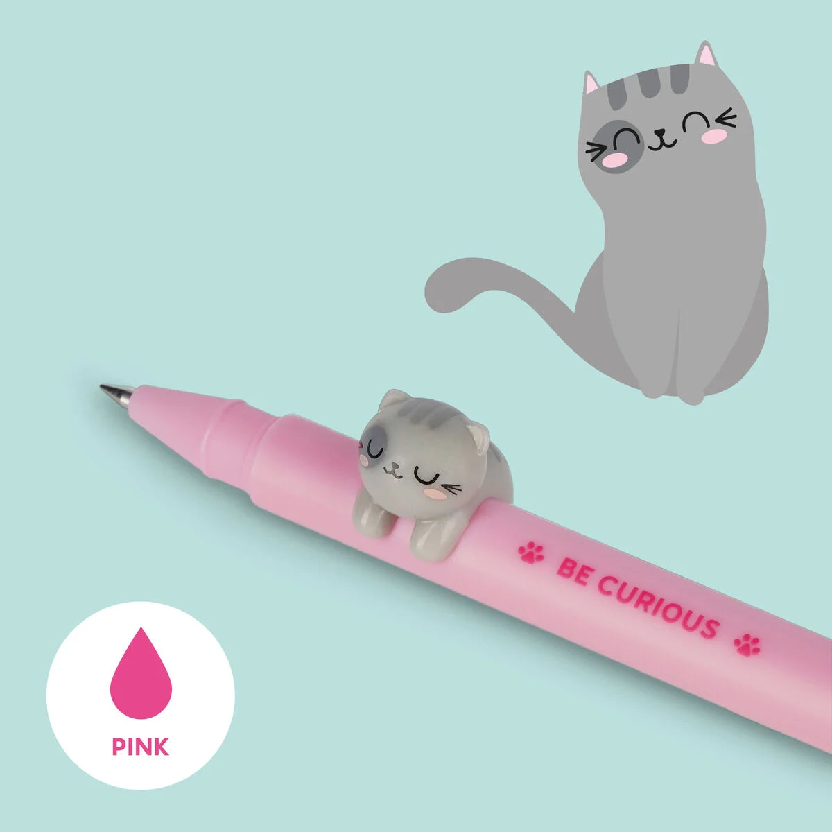 LOVELY FRIENDS - GEL PEN WITH ANIMAL DECORATION - KI