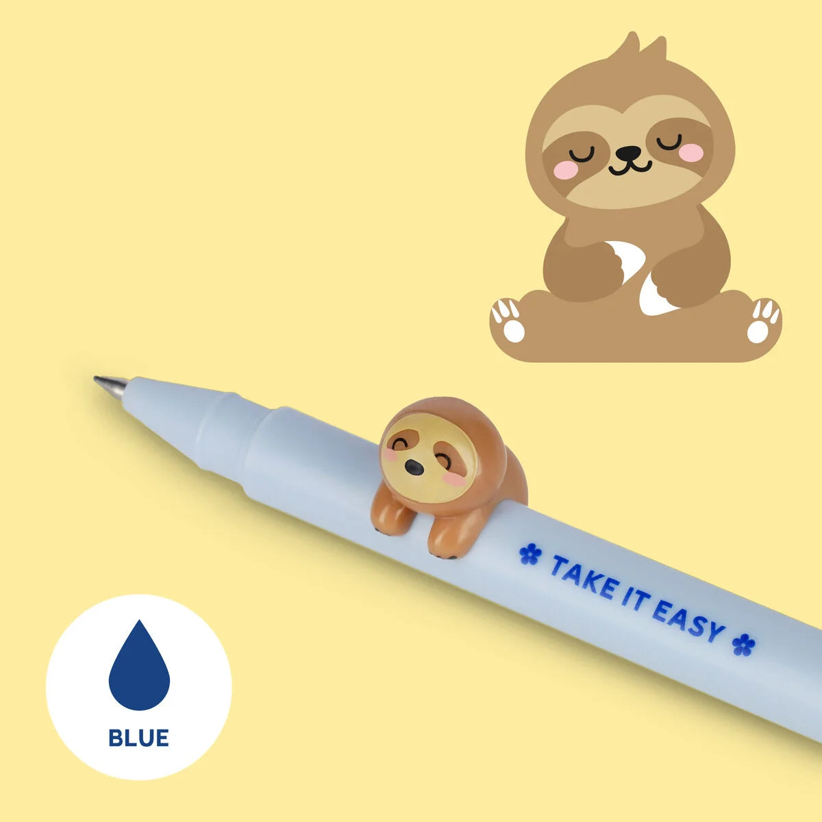 LOVELY FRIENDS - GEL PEN WITH ANIMAL DECORATION - SL