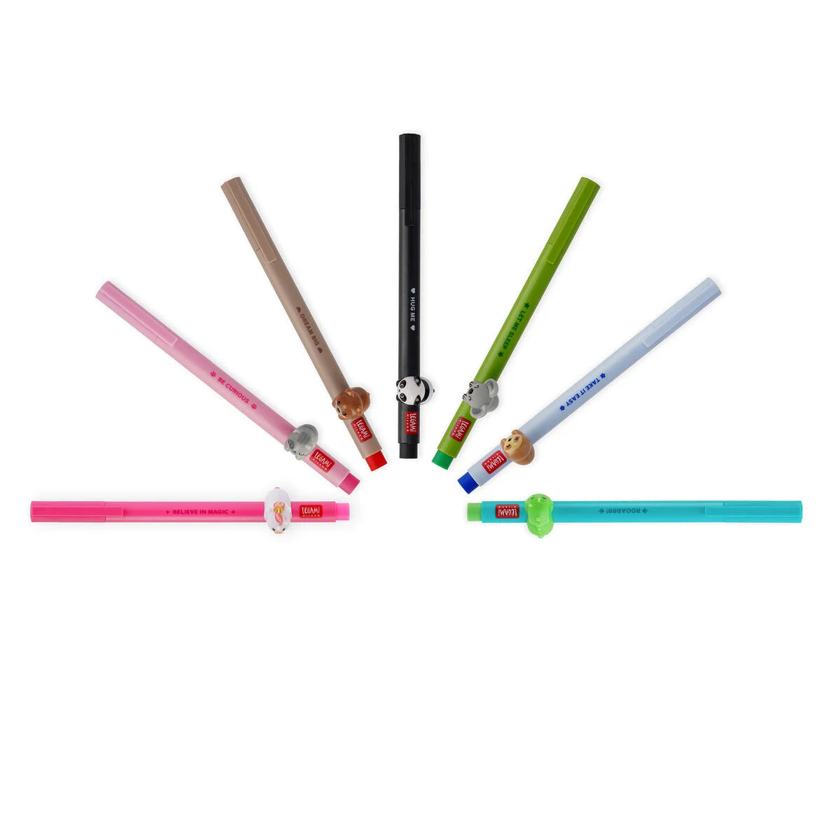 LOVELY FRIENDS - GEL PEN WITH ANIMAL DECORATION - UNI