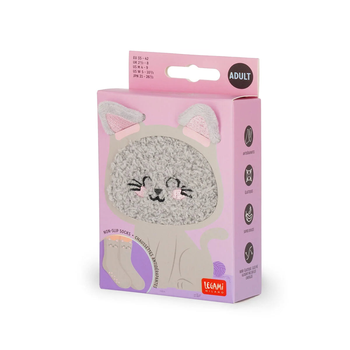 MEIAS NON-SLIP SOCKS - IT'S A MATCH! - KITTY