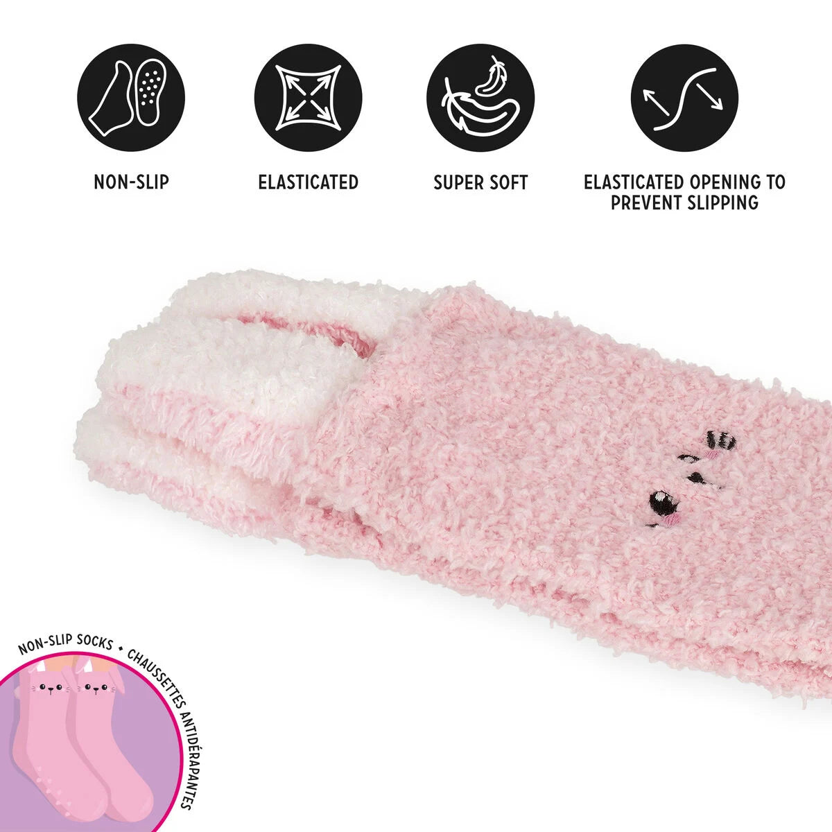 MEIAS NON-SLIP SOCKS - IT'S A MATCH! - BUNNY