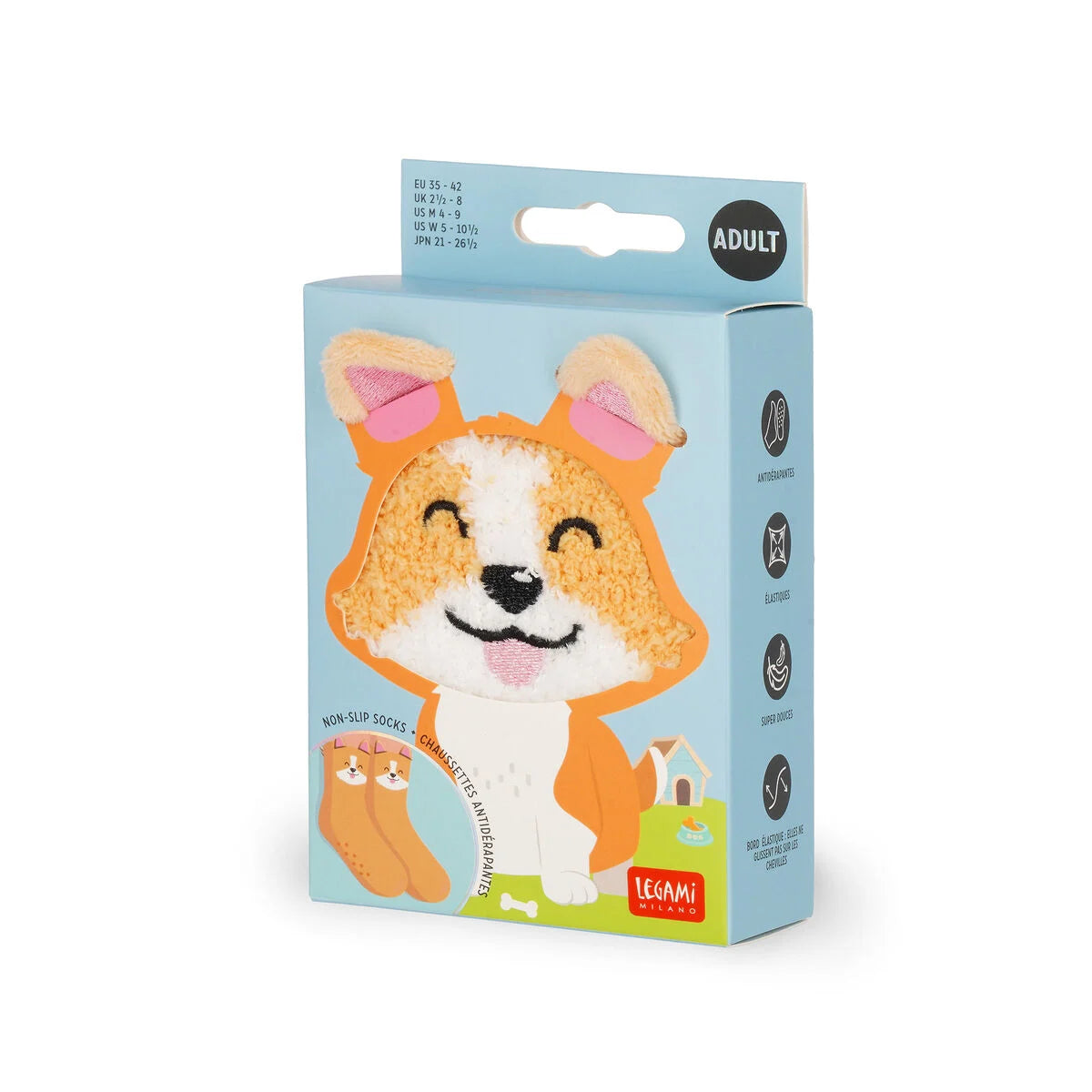 MEIAS NON-SLIP SOCKS - IT'S A MATCH! - CORGI