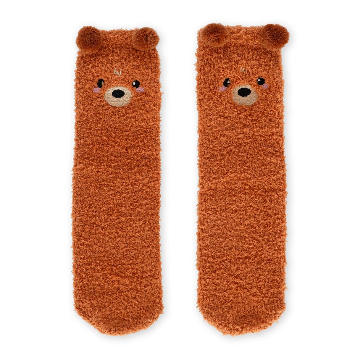 MEIAS NON-SLIP SOCKS - IT'S A MATCH! - TEDDY BEAR