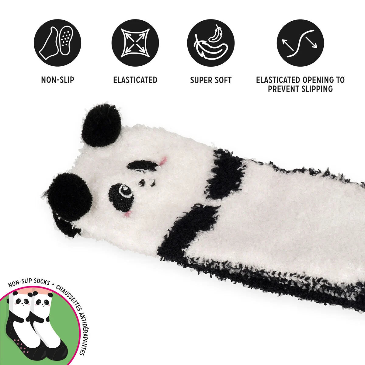 MEIAS NON-SLIP SOCKS - IT'S A MATCH! - PANDA