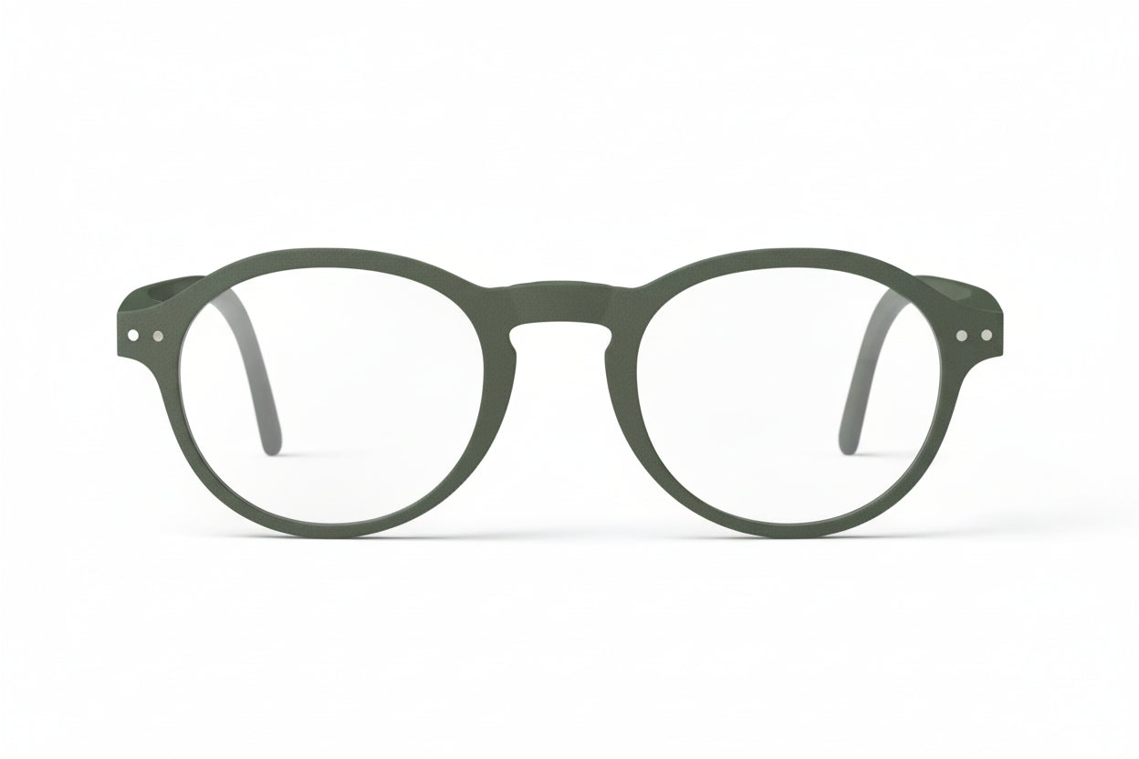 READING GLASSES - #F KAKI GREEN +2,5