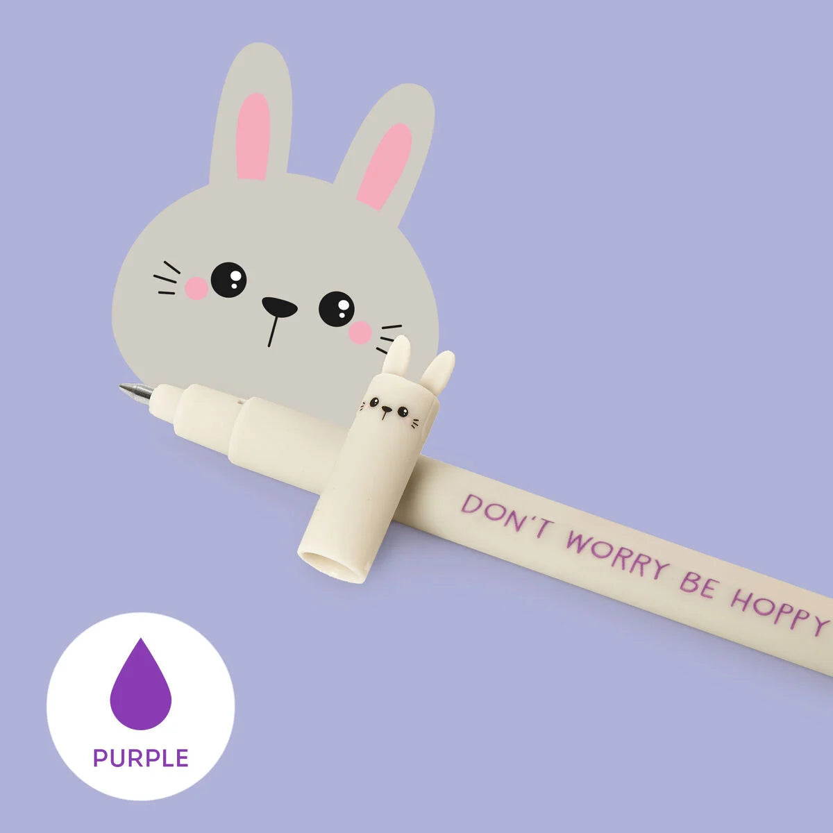 ERASABLE PEN - BUNNY - PURPLE