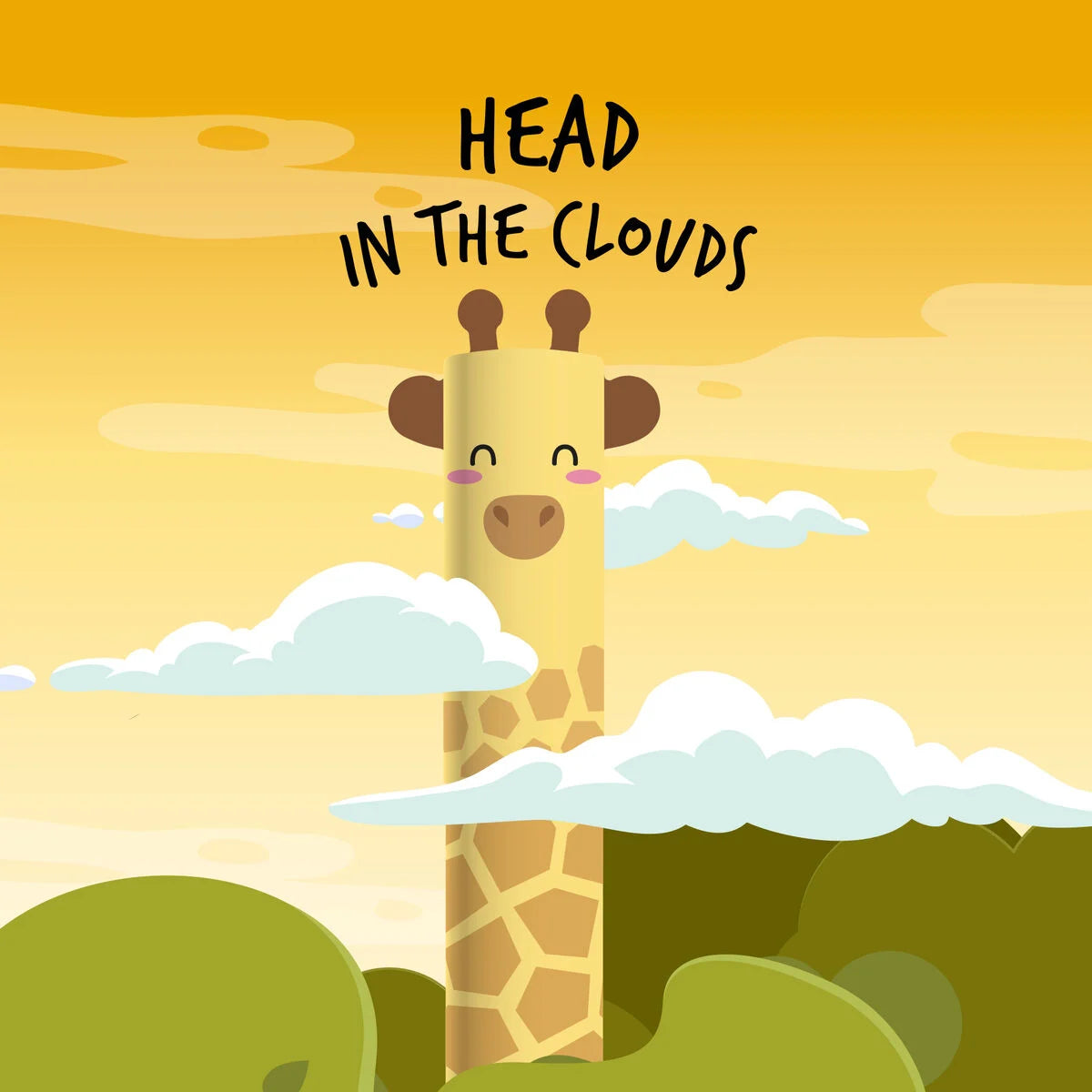 ERASABLE PEN - GIRAFFE - BLACK