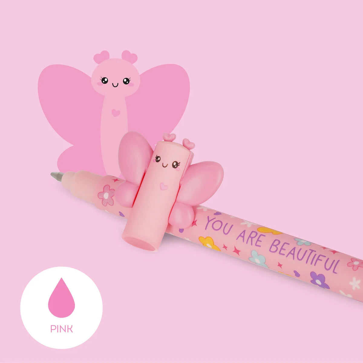 ERASABLE GEL PEN - ERASABLE PEN - BUTTERFLY