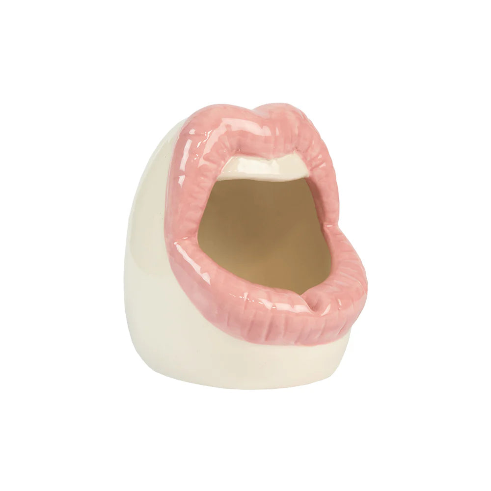 Ashtray / Multi-purpose Container "Mouth" - Pink