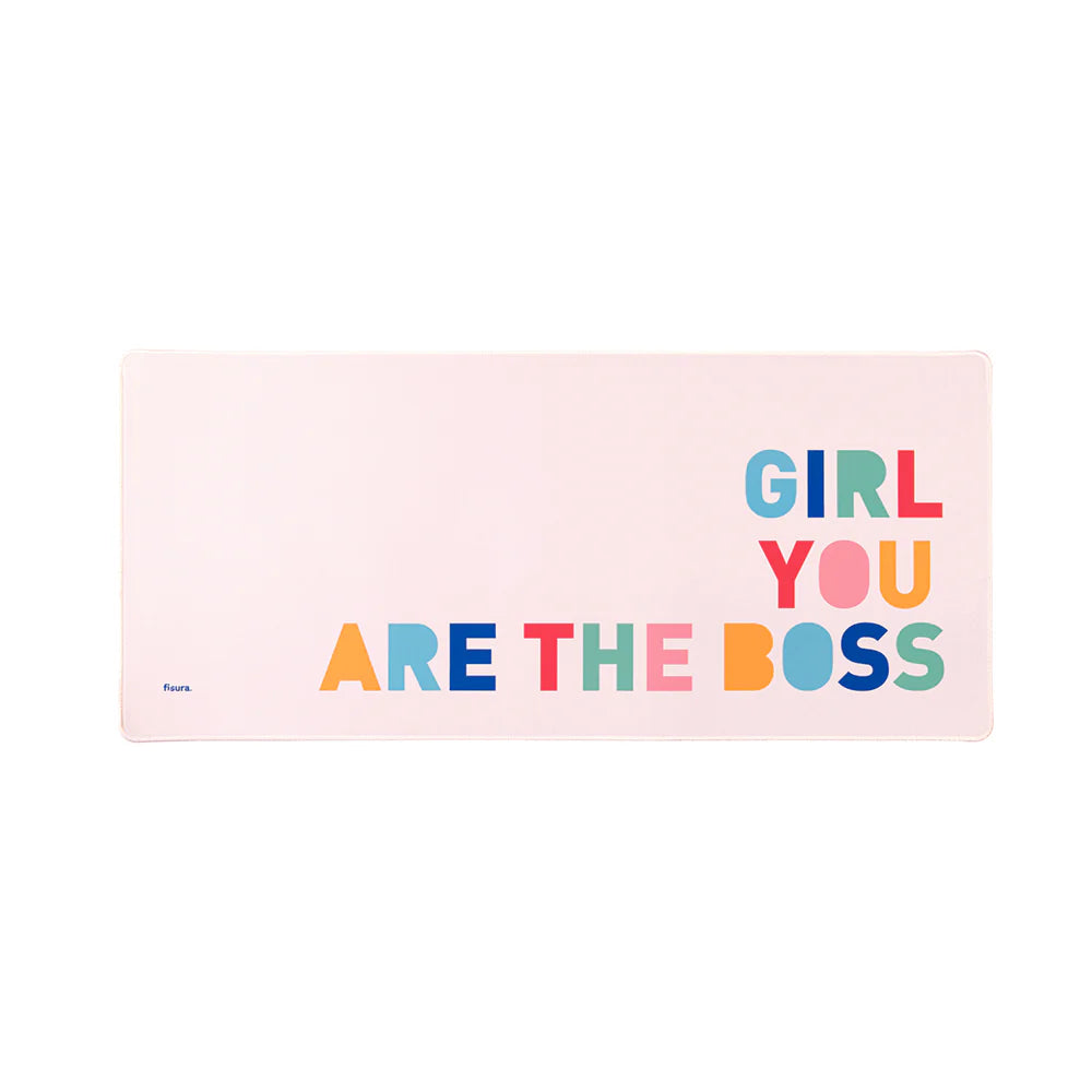 XXL Mouse Pad "Girl You Are the Boss"